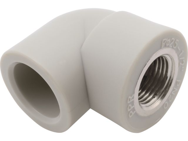 Колено ПП комб. вн. 32x1 сер. FV Plast