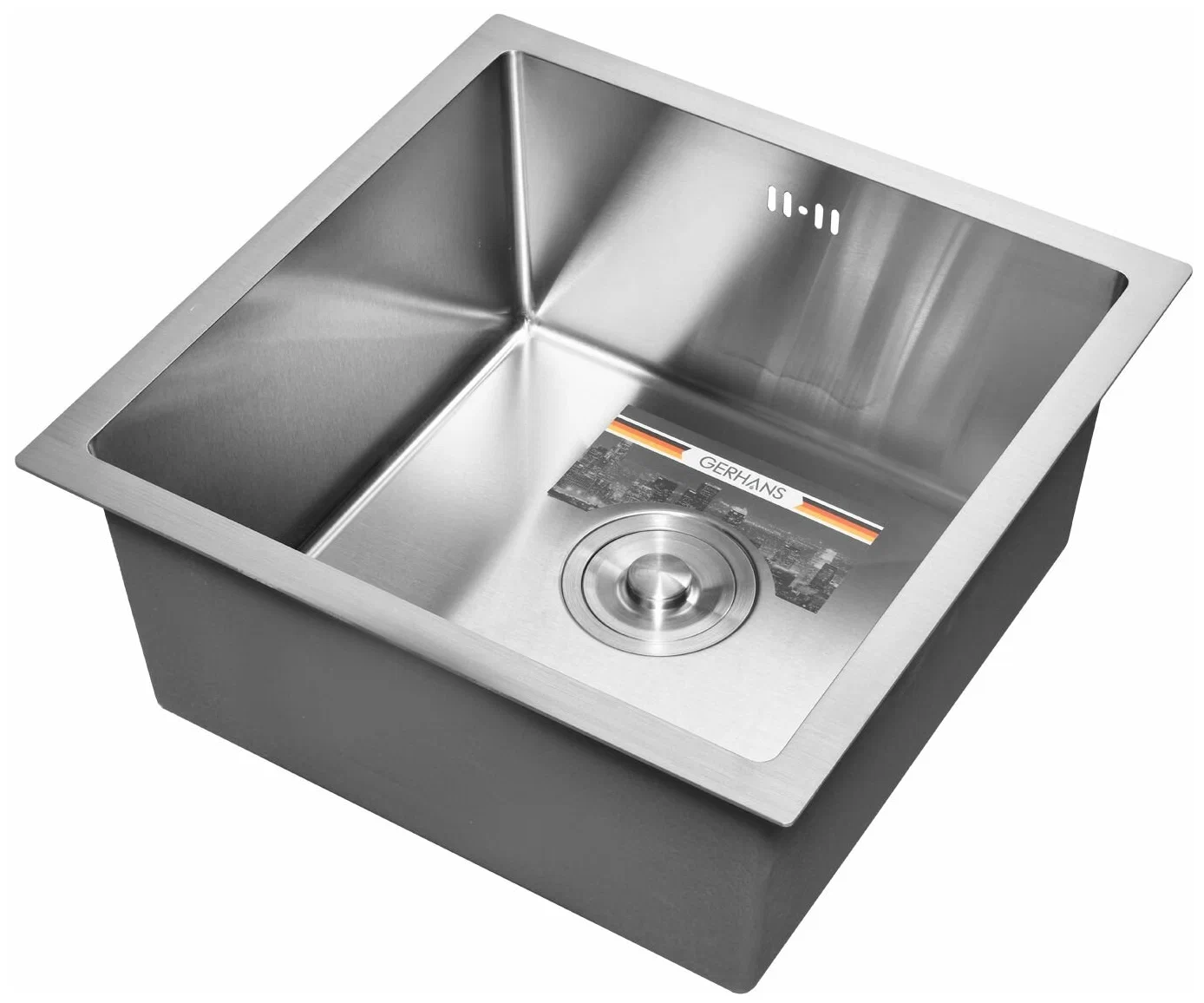 Мойка кухонная премиум из нержавеющей стали K34444 440х440 GERHANS