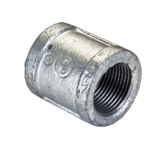 Муфта чугунная прямая оцинкованная