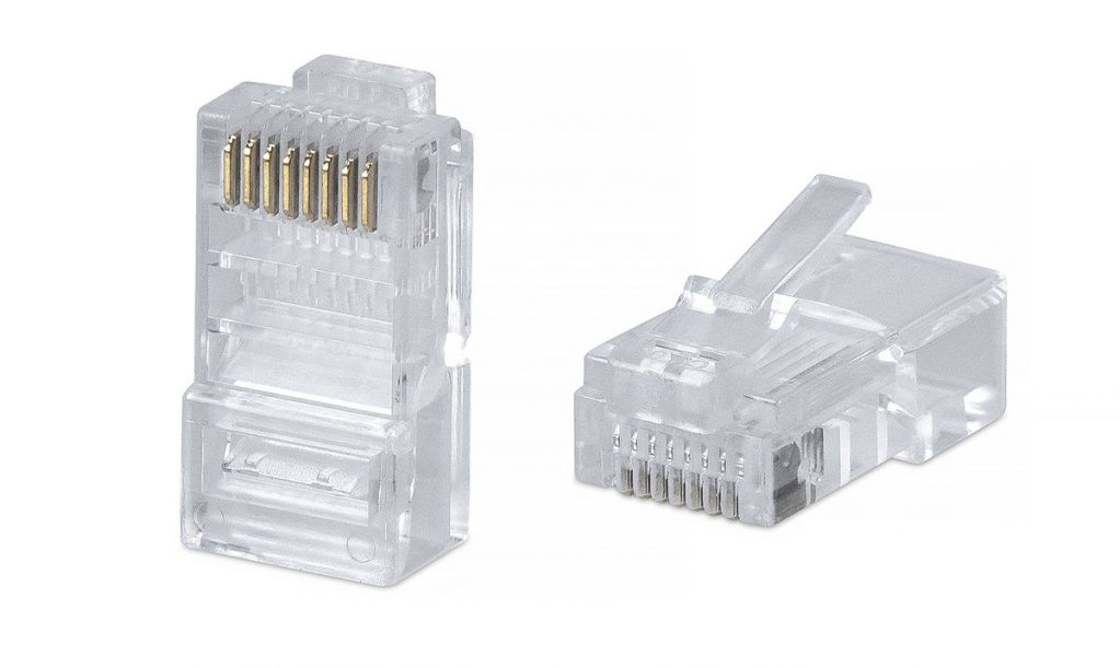 Разъем для компьютерных сетей RJ45 PET-8P8C в